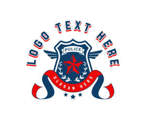 Baton - Sheriff Police Badge logo design