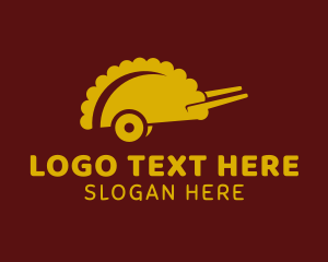 Pastry Food Cart logo design