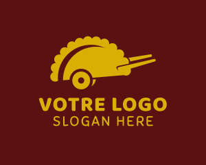 Dish - Pastry Food Cart logo design