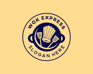 Chef Wok Restaurant logo design