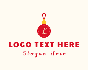 Holiday - Christmas Ball Bauble logo design