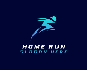 Lightning Speed Run logo design