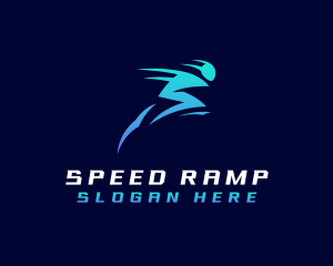 Lightning Speed Run logo design