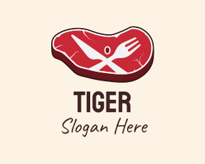 Red Steak Dinner Logo