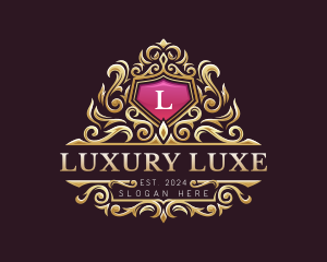 Luxury Crown Ornament logo design