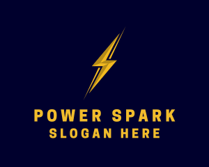 Lightning Electrical Power logo design
