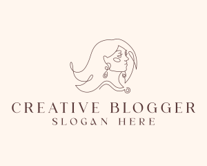 Blogger - Feminine Fashion Jewelry logo design