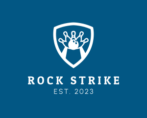 Bowling Strike Sport logo design