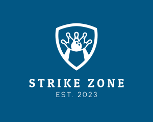 Bowling Strike Sport logo design