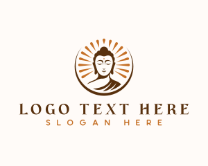 Enlightenment - Wellness Buddha Peace logo design