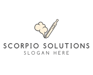 Smoking Vape Pen logo design