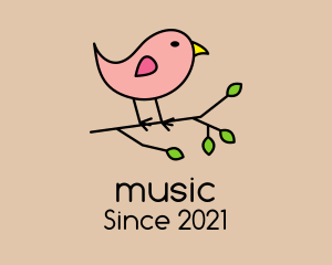 Preschooler - Eco Songbird Cartoon logo design