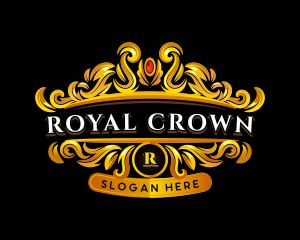 Luxury Crown Royal logo design