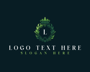 Valued - Elegant Ornament Crown logo design