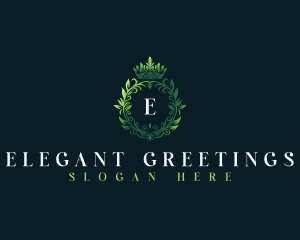 Elegant Ornament Crown logo design