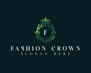 Elegant Ornament Crown logo design