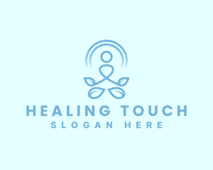 Yoga Meditation Spa logo design