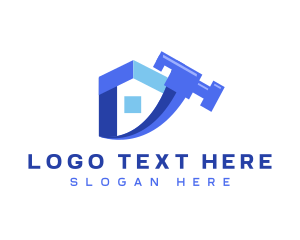 Refurbish - Hammer Construction Contractor logo design