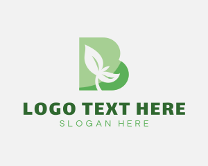 Eco - Plant Seedling Leaf logo design