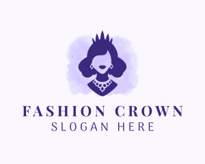 Queen Woman Jewelry logo design