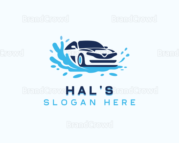 Car Washing Detailing Logo