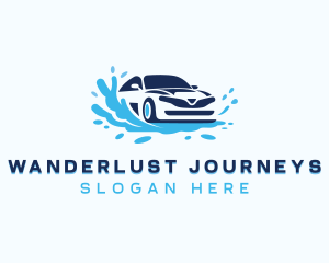 Auto Wash - Car Washing Detailing logo design