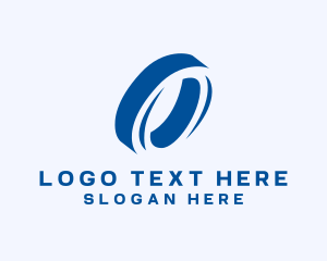 Music - Web Media App Letter O logo design