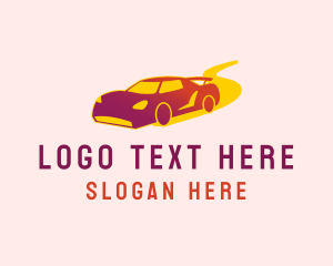 Car Service - Fast Sports Car logo design