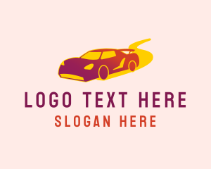 Fast Sports Car Logo