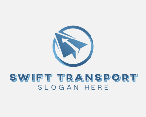 Logistics Plane Travel logo design