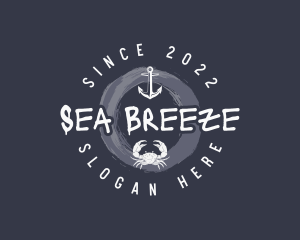 Nautical - Nautical Anchor Crab logo design