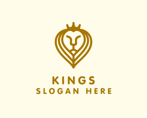 Lion King Crown  logo design