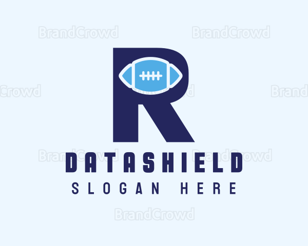 Blue R Football Logo