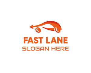 Arrow Fast Car logo design