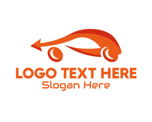 Car Shop - Modern Fast Car logo design