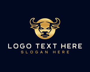 Cow - Premium Bull Horn logo design