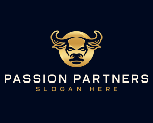 Premium Bull Horn logo design