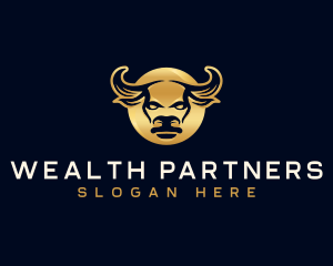 Premium Bull Horn logo design