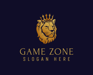 Feline - Finance King Lion logo design