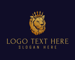 King - Finance King Lion logo design