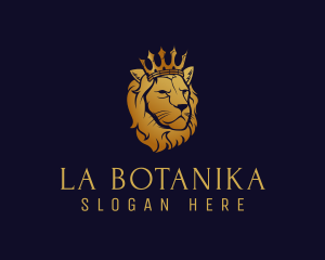 Finance King Lion logo design