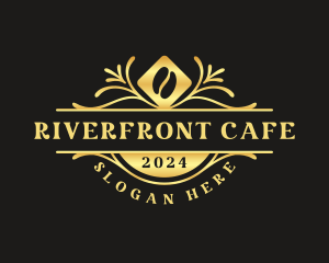 Luxury Coffee Cafe logo design