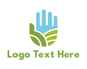 Gesture - Green Thumb Palm logo design