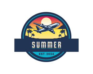 Island Summer Vacation logo design