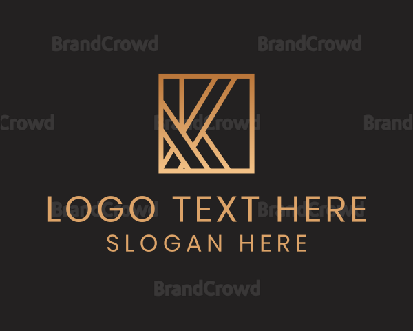 Elegant Luxurious Letter K Logo