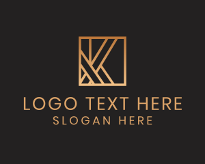 Simple - Elegant Luxurious Letter K logo design