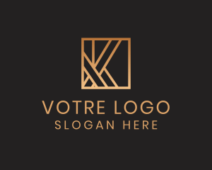 Accountant - Elegant Luxurious Letter K logo design