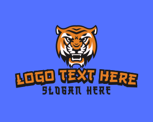 Gaming Tiger Mascot Avatar Logo