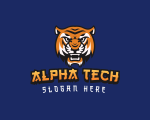 Alpha - Wild Beast Tiger logo design