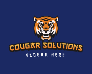 Cougar - Wild Beast Tiger logo design